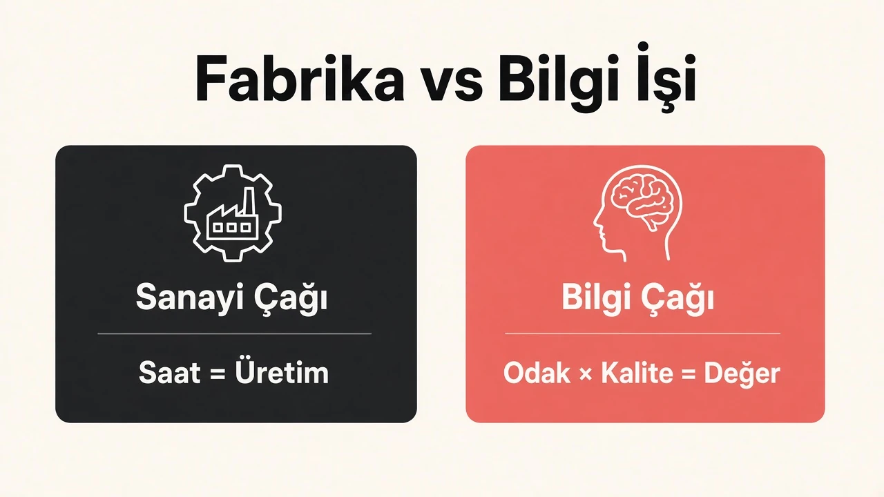 Bilgi işçisi için doğru performans formülü ve çıktı odaklı çalışma modeli
